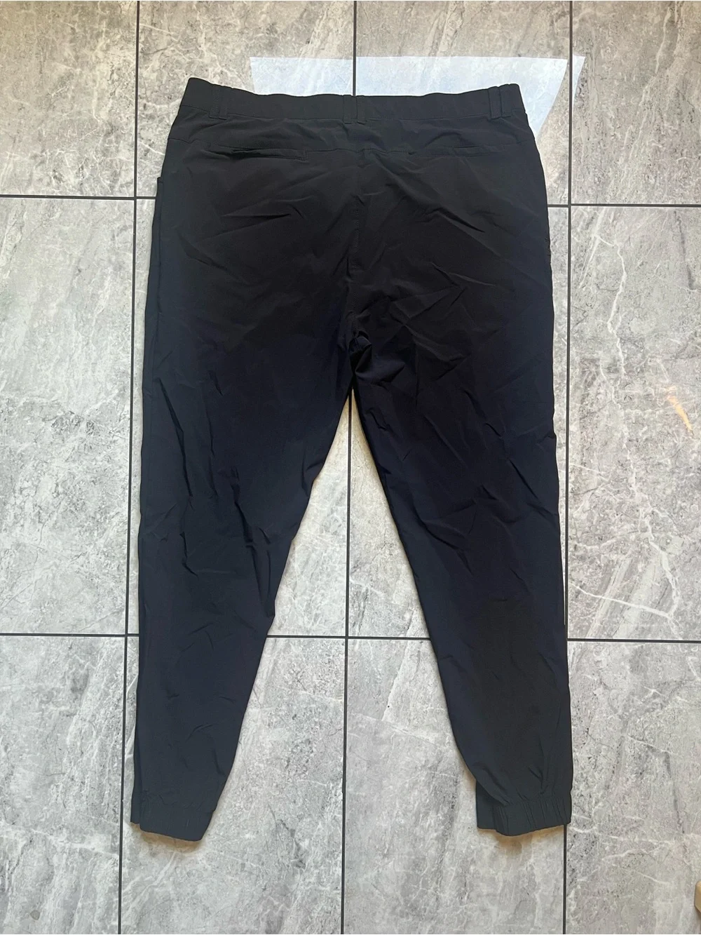 BYLT Basics Men Ace Jogger Performance Pants Black Athleisure Golf Lightweight38